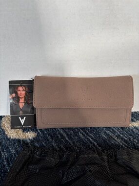 Vanessa Williams Taupe Clutch Wallet
